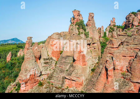 Felsformationen in Belogradchik (Bulgarien) Stockfoto