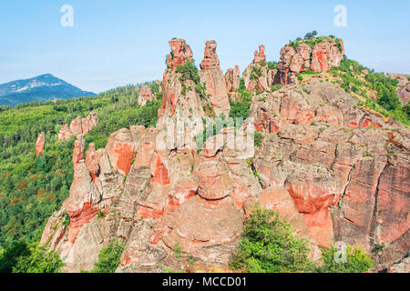 Felsformationen in Belogradchik (Bulgarien) Stockfoto