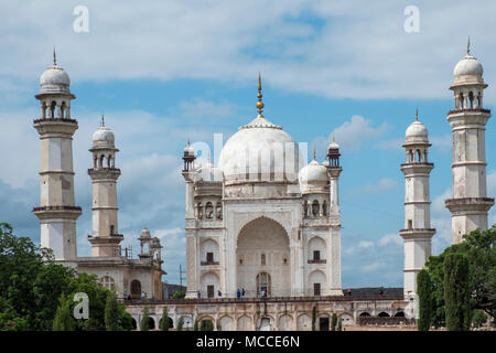 Das Baby Taj Mahal (Bibi Ka Maqbara) Mughal Mausoleum vom Moghul-Kaiser Aurangzeb gebaut, in Aurangabad, Maharashtra, Indien Stockfoto