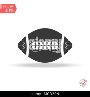 Vector schwarz Fußball Icons auf weißem Hintergrund eps Stock Vektor