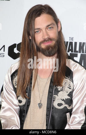 Los Angeles, Ca, USA. 15 Apr, 2018. Tom Payne an Nuklear-forschung AMCÕs Sonntag: The Walking Dead & Angst The Walking Dead LA Fan Event bei AMC Century City 15 in Los Angeles, Kalifornien am 15. April 2018. Credit: Faye Sadou/Medien Punch/Alamy leben Nachrichten Stockfoto