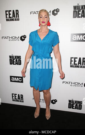 Los Angeles, Ca, USA. 15 Apr, 2018. Pollyanna McIntosh, bei der AMC "Überleben Sonntag: The Walking Dead & Angst The Walking Dead LA Fan Event bei AMC Century City 15 in Los Angeles, Kalifornien am 15. April 2018. Credit: Faye Sadou/Medien Punch/Alamy leben Nachrichten Stockfoto