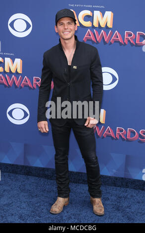 Las Vegas, NV, USA. 15 Apr, 2018. 15. April 2018 - Las Vegas, NV-Granger Smith. 2018 ACM Awards Red Carpet Ankünfte am MGM Grand Garden Arena. Photo Credit: MJT/AdMedia Credit: Mjt/AdMedia/ZUMA Draht/Alamy leben Nachrichten Stockfoto