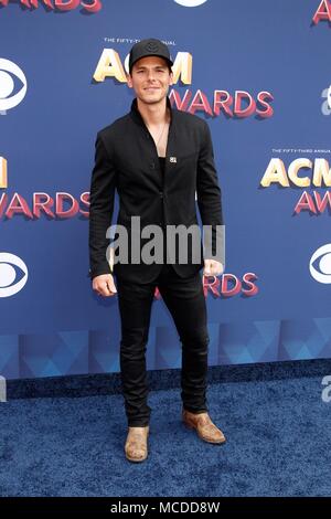 Las Vegas, NV, USA. 15 Apr, 2018. Granger Smith bei der Ankunft für 53 Akademie der Country Music (ACM) Awards - Ankünfte 2, MGM Grand Garden Arena in Las Vegas, NV 15. April 2018. Credit: JA/Everett Collection/Alamy leben Nachrichten Stockfoto