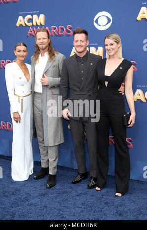Las Vegas, NV, USA. 15 Apr, 2018. Florida Georgia am 53. Akademie der Country Music Awards im MGM Grand Garden Arena am 15. April 2018 in Las Vegas, Nevada Credit: MediaPunch Inc/Alamy leben Nachrichten Stockfoto