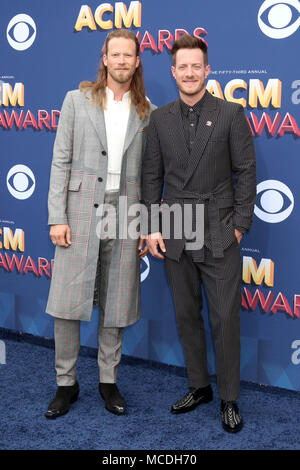 Las Vegas, NV, USA. 15 Apr, 2018. Florida Georgia am 53. Akademie der Country Music Awards im MGM Grand Garden Arena am 15. April 2018 in Las Vegas, Nevada Credit: MediaPunch Inc/Alamy leben Nachrichten Stockfoto