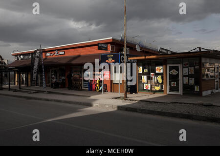 Bansko, Bulgarien am 5. April 2018. Stockfoto