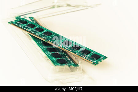 Neue PC-Arbeitsspeicher Stockfoto