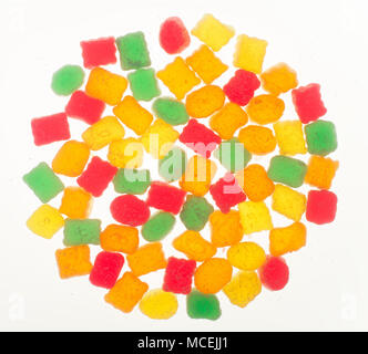 Bunte Obst Gelee Stockfoto