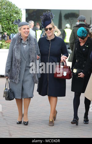 Cheltenham Festival 2018 - Tag 4 Mit: Zara Tindall Wo: Cheltenham, Großbritannien Wann: 16 Mar 2018 Credit: John rainford/WENN.com Stockfoto