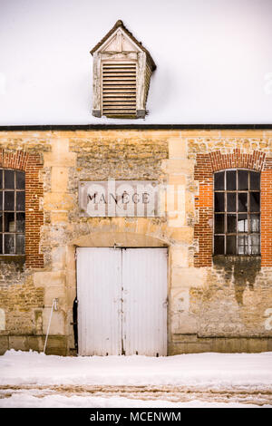 Haras National du Pin - manege - Normandie Stockfoto