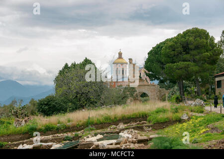 Heiligtum der Schwarzen Madonna, Tindari, Patti, Provinz Messina, Sizilien, Italien Stockfoto