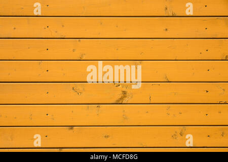 Alte vintage orange Holzbretter Hintergrund Stockfoto