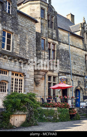 Rochefort-en-Terre ist eine französische Gemeinde im Département Morbihan in der Bretagne im Nordwesten Frankreichs. Stockfoto