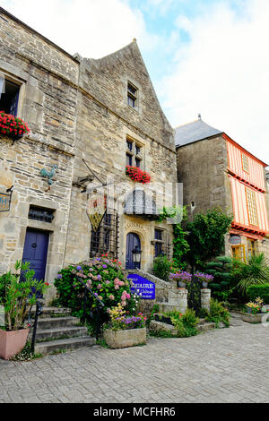 Rochefort-en-Terre ist eine französische Gemeinde im Département Morbihan in der Bretagne im Nordwesten Frankreichs. Stockfoto