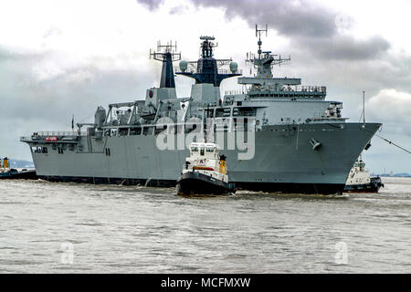 HMS Bulwark L15 Stockfoto