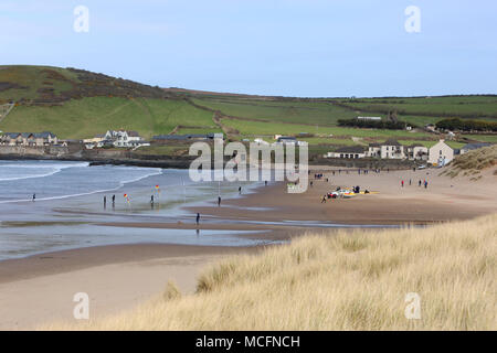 Allgemeine Ansichten von Croyde, Braunton, North Devon, Großbritannien. Stockfoto