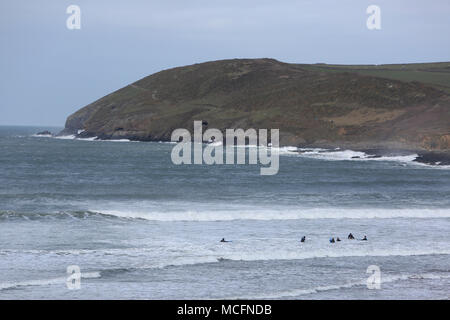 Allgemeine Ansichten von Croyde, Braunton, North Devon, Großbritannien. Stockfoto