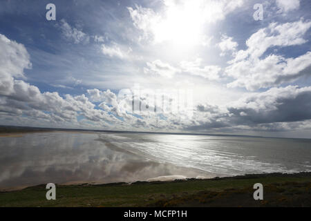 Allgemeine Ansichten von Croyde, Braunton, North Devon, Großbritannien. Stockfoto