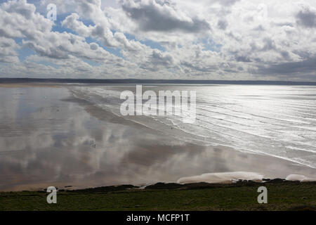 Allgemeine Ansichten von Croyde, Braunton, North Devon, Großbritannien. Stockfoto