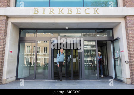 Birkbeck College, Malet Street, Bloomsbury, London WC1, UK Stockfoto