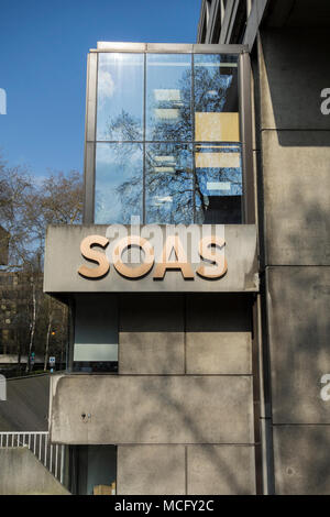 Der Schule für Orientalische und Afrikanische Studien (Soas) der Universität London, Großbritannien Stockfoto