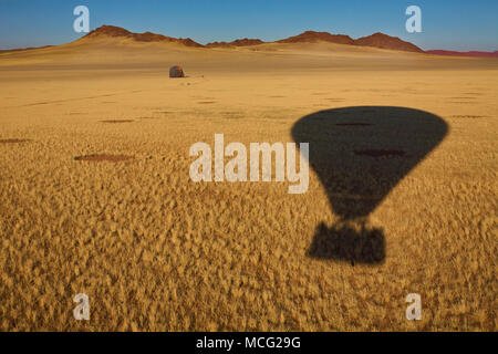 Ballonfahrten über Namibia Stockfoto