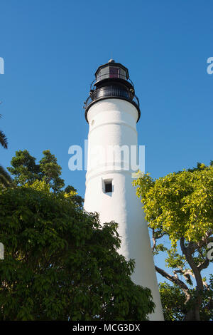 Key West Leuchtturm, Key West, Florida, Stockfoto