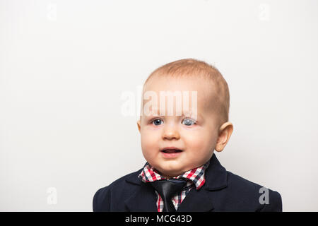 Ein zehn Monate altes Baby. Stockfoto