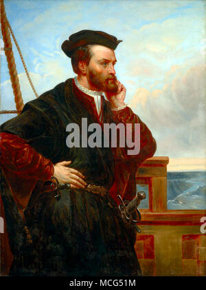 Jacques Cartier (1491-1557) Breton Explorer, der behauptete, was nun Kanada ist für Frankreich. Jacques Cartier Stockfoto