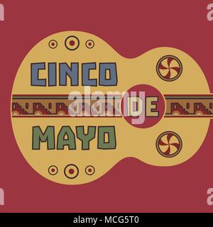 Mexikanische Fiesta Urlaub Cinco de Mayo Stock Vektor