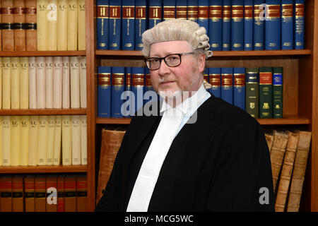 Ian Cruickshank Heu Sheriff Lerwick Shetland Schottland Stockfoto