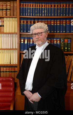 Ian Cruickshank Heu Sheriff Lerwick Shetland Schottland Stockfoto