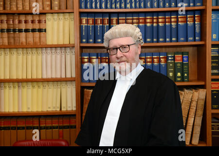 Ian Cruickshank Heu Sheriff Lerwick Shetland Schottland Stockfoto