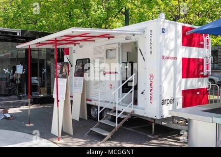 Mailand, Italien. 16 Apr, 2018. Mailand ersten Tag des Fuori Salone 2018 im Bild: Credit: Unabhängige Fotoagentur/Alamy leben Nachrichten Stockfoto