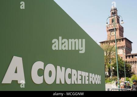 Mailand, Italien. 16 Apr, 2018. Mailand ersten Tag des Fuori Salone 2018 im Bild: Credit: Unabhängige Fotoagentur/Alamy leben Nachrichten Stockfoto