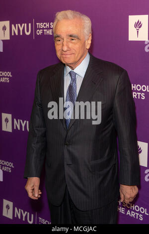 New York, NY - 16. April 2018: Martin Scorsese nimmt an der New York University Tisch School of Arts 2018 Gala in der Capitale Credit: Lev radin/Alamy leben Nachrichten Stockfoto