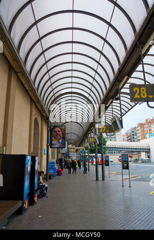 Barcelona Nord, Estacion de autobuses, Long Distance Bus Station, Barcelona, Katalonien, Spanien Stockfoto