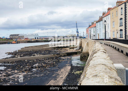 Die Küste am Vorgewende, Hartlepool, England, Großbritannien Stockfoto