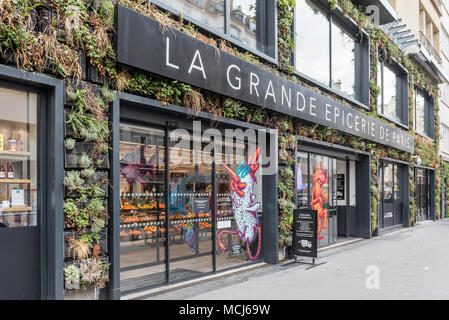 Frankreich, Paris, 31. März 2018: La Grande epiceries de Paris Rive Gauche 16 eme Stockfoto