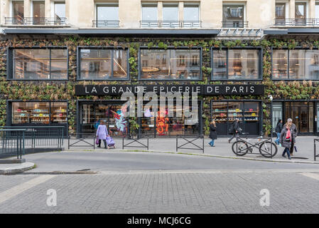 Frankreich, Paris, 31. März 2018: La Grande epiceries de Paris Rive Gauche 16 eme Stockfoto