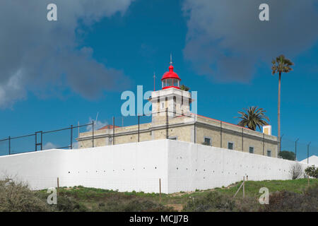 Leuchtturm, Ponta da Piedade, Lagos, Algarve, Portugal Stockfoto