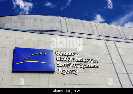 GSA-Headquarter, Europäische Global Navigation Satellite Systems Agency, Prag Holesovice, Tschechische Republik Stockfoto