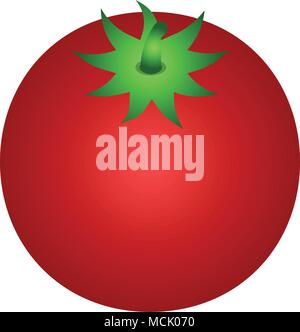 Tomate Flachbild-Symbol. Vektor Darstellung. flat Style Stock Vektor