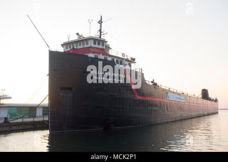 Dampfschiff William G Mather Maritime Museum Cleveland OH Stockfoto