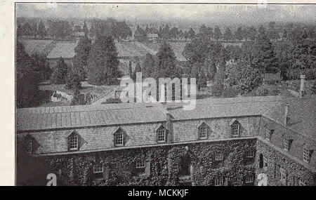 . Hauptstraße an Bloomsdale mit Büro in Abstand.-Stone Store House mit Glockenturm auf der linken Seite. Errichtet im Jahre 1807, 104 Jahre vor. Saatgut Häuser auf der rechten Seite und Zwiebel Set Fächer auf der rechten Comer. Ohne Angst vor Widerspruch, wir behaupten, dass es kein Saatgut Farm in den Vereinigten Staaten besitzen solche geeigneten Gebäuden oder die Anzahl der Gebäude, die auf dem landreth Saatgut Bauernhof gefunden werden. Diese "ist wie ein kleines Dorf in die Anzahl und die Anordnung der Gebäude, 47. (7) Stockfoto