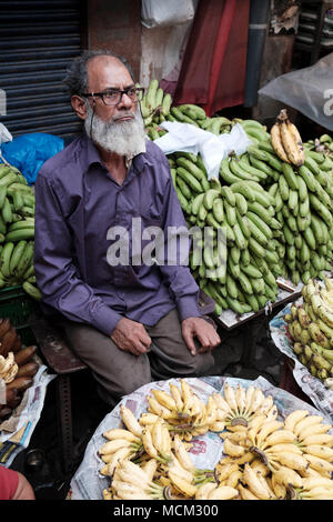 Anbieter Grant Road Gemüsemarkt in der inneren Stadt Mumbai Stockfoto