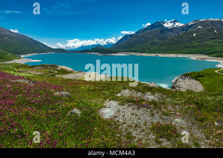 Mont Cenis See Stockfoto