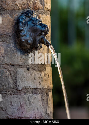 Brunnen in Umbrien, Italien Stockfoto