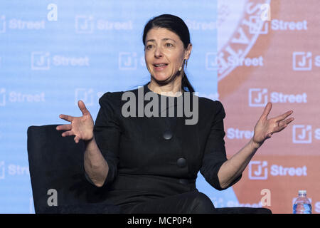 Washington, DC, USA. 16 Apr, 2018. Mitglied der Knesset MERAV MICHAELI (zionistische Union) auf dem J Street nationale Konferenz in Washington, DC am 16. April 2018 Credit: Michael Brochstein/ZUMA Draht/Alamy leben Nachrichten Stockfoto